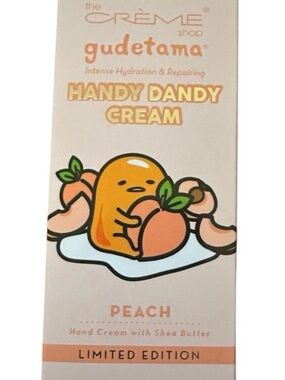 The Crème Shop x Gudetama Peach Handy Dandy Hand Cream - Peach